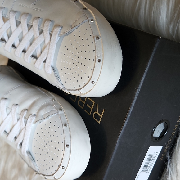 NIB Rebecca Minkoff white leather sneakers - Picture 6 of 16